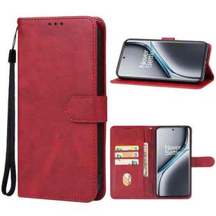 For OnePlus Ace 3 Pro Leather Phone Case(Red)
