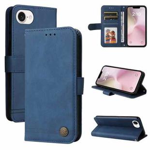 For iPhone SE 20224 Skin Feel Life Tree Leather Phone Case(Blue)