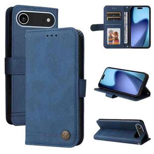 For iPhone 17 Air Skin Feel Life Tree Leather Phone Case(Blue)