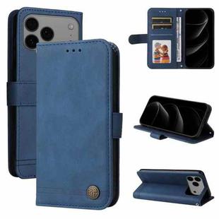 For iPhone 17 Pro Max Skin Feel Life Tree Leather Phone Case(Blue)