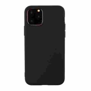 For iPhone 15 Pro Max Shockproof Frosted TPU Phone Case(Black)