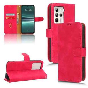 For HTC U23 Pro Skin Feel Magnetic Flip Leather Phone Case(Rose Red)