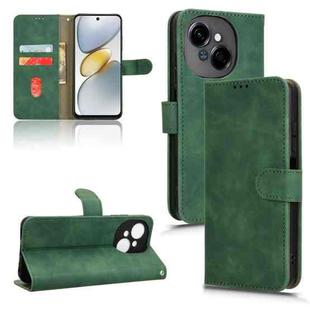 For Tecno Spark Go 2025 / Spark Go 1 Skin Feel Magnetic Flip Leather Phone Case(Green)