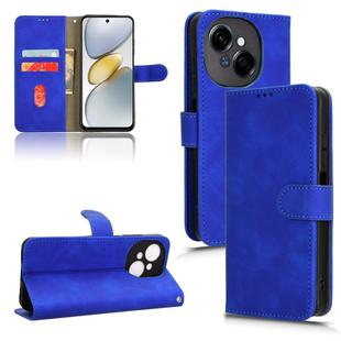 For Tecno Pop 9 Skin Feel Magnetic Flip Leather Phone Case(Blue)