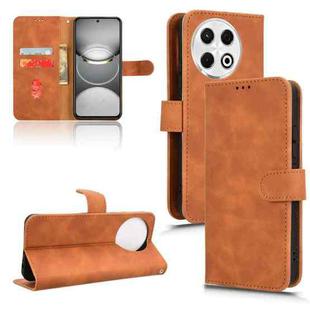 For Tecno Spark 30 Pro 4G Skin Feel Magnetic Flip Leather Phone Case(Brown)