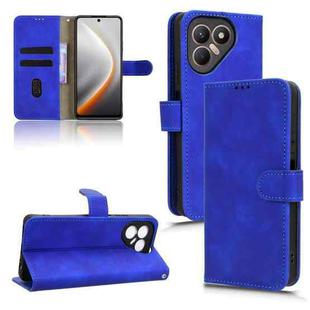 For Tecno Pova 7 5G Skin Feel Magnetic Flip Leather Phone Case(Blue)