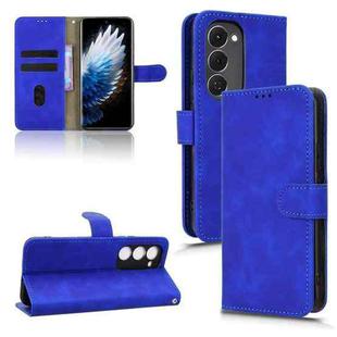 For Tecno Spark 40 Pro+ Skin Feel Magnetic Flip Leather Phone Case(Blue)