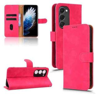 For Tecno Spark 40 Pro+ Skin Feel Magnetic Flip Leather Phone Case(Rose Red)