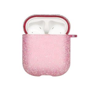 For AirPods 1 / 2 Bubble Beads Earphone Protective Case(Pink)