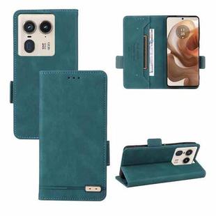 For Motorola Edge 50 Ultra Magnetic Clasp Leather Phone Case(Green)