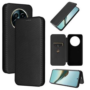 For Realme 13 Pro / 13 Pro+ Carbon Fiber Texture Flip Leather Phone Case(Black)