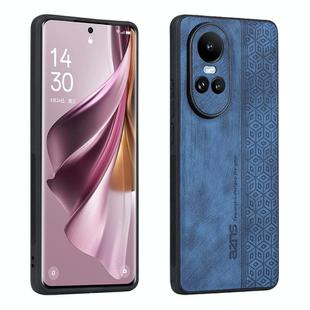 For OPPO Reno10 Global / Reno10 Pro Global AZNS 3D Embossed Skin Feel Phone Case(Sapphire Blue)