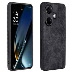 For OPPO K11 5G / OnePlus Nord CE3 AZNS 3D Embossed Skin Feel Phone Case(Black)
