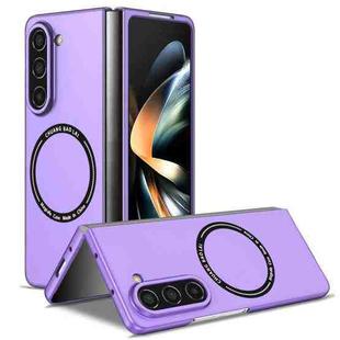 For Samsung Galaxy Z Fold6 5G Magsafe Magnetic Folding PC Phone Case(Purple)