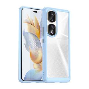 For Honor 90 Pro Colorful Series Acrylic Hybrid TPU Phone Case(Blue)