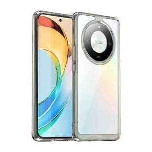 For Honor Magic6 Lite 5G Colorful Series Acrylic Hybrid TPU Phone Case(Transparent Grey)