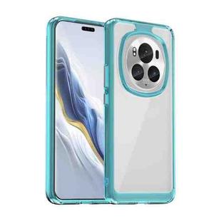 For Honor Magic6 Pro 5G Colorful Series Acrylic Hybrid TPU Phone Case(Transparent Blue)