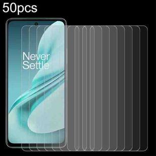 For OnePlus Nord N30 SE 50pcs 0.26mm 9H 2.5D Tempered Glass Film