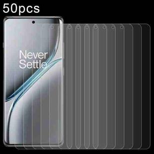 For OnePlus Ace 5 / 5 Pro / 13R 50pcs 0.26mm 9H 2.5D Tempered Glass Film