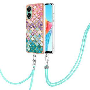 For Xiaomi 13T/13T Pro Electroplating IMD TPU Phone Case with Lanyard(Colorful Scales)