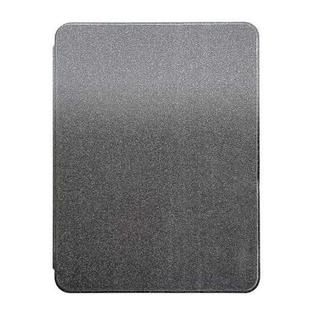 For iPad Pro 12.9 2022 / 2021 / 2020 Gradient Glitter Magnetic Split Leather Tablet Case(Black)