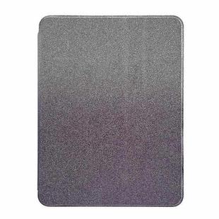 For iPad Pro 12.9 2022 / 2021 / 2020 Gradient Glitter Magnetic Split Leather Tablet Case(Purple)