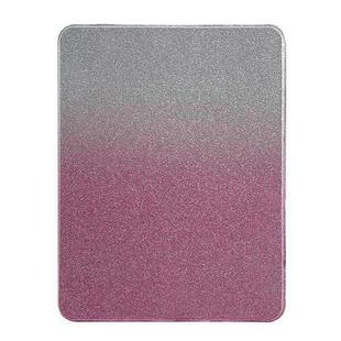 For iPad 10th Gen 10.9 2022 Gradient Glitter Magnetic Split Leather Tablet Case(Rose Red)