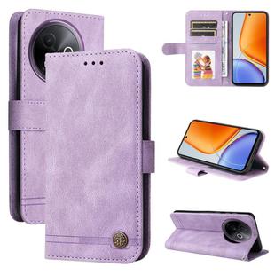 For vivo Y39 5G / Y300i Skin Feel Life Tree Metal Button Leather Phone Case(Purple)