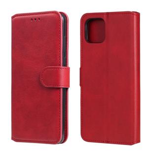 For OPPO A92s Classic Calf Texture PU + TPU Horizontal Flip Leather Case, with Holder & Card Slots & Wallet(Red)