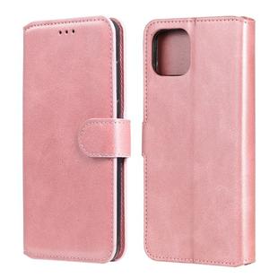 For OPPO A92s Classic Calf Texture PU + TPU Horizontal Flip Leather Case, with Holder & Card Slots & Wallet(Rose Gold)