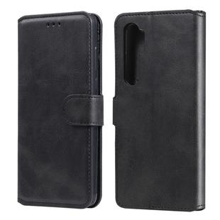 For Xiaomi Mi Note 10 Lite Classic Calf Texture PU + TPU Horizontal Flip Leather Case, with Holder & Card Slots & Wallet(Black)