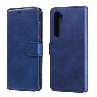 For Xiaomi Mi Note 10 Lite Classic Calf Texture PU + TPU Horizontal Flip Leather Case, with Holder & Card Slots & Wallet(Blue)