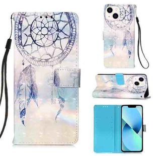 For iPhone 15 Plus 3D Painting Horizontal Flip Leather Phone Case(Dream Wind Chimes)