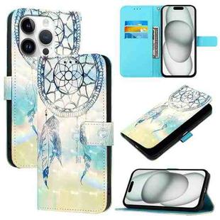 For iPhone 16 Pro 3D Painting Horizontal Flip Leather Phone Case(Dream Wind Chimes)