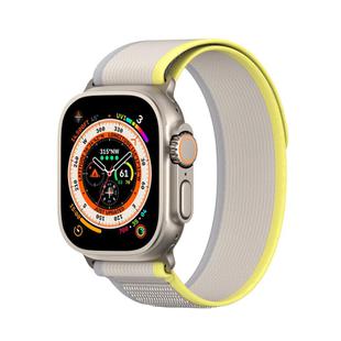 For Apple Watch SE 2023 44mm DUX DUCIS YJ Series Nylon Watch Band(Yellow)