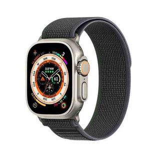 For Apple Watch 7 45mm DUX DUCIS YJ Series Nylon Watch Band(Blue Black)