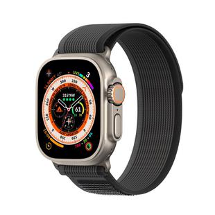 For Apple Watch SE 40mm DUX DUCIS YJ Series Nylon Watch Band(Black)