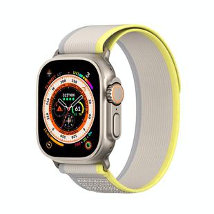 For Apple Watch SE 44mm DUX DUCIS YJ Series Nylon Watch Band(Yellow)