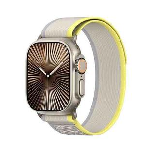 For Apple Watch 10 42mm DUX DUCIS YJ Series Nylon Watch Band(Yellow)