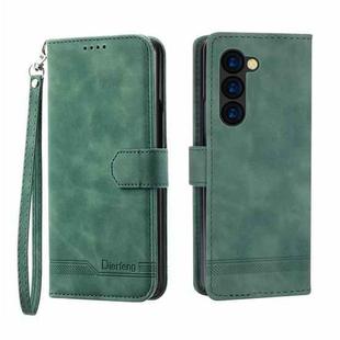For Samsung Galaxy Z Fold5 Dierfeng Dream Line TPU + PU Leather Phone Case(Green)