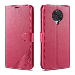 For Vivo S6 AZNS Sheepskin Texture Horizontal Flip Leather Case with Holder & Card Slots & Wallet(Red)