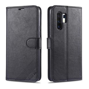 For Vivo X30 / X30 Pro AZNS Sheepskin Texture Horizontal Flip Leather Case with Holder & Card Slots & Wallet(Black)