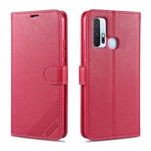 For Vivo Z6 AZNS Sheepskin Texture Horizontal Flip Leather Case with Holder & Card Slots & Wallet(Red)