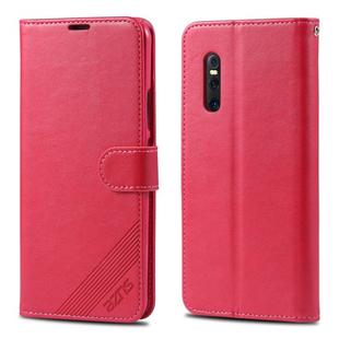 For Vivo X27 AZNS Sheepskin Texture Horizontal Flip Leather Case with Holder & Card Slots & Wallet(Red)