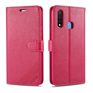 For Vivo Y5s / U3 / Y19 AZNS Sheepskin Texture Horizontal Flip Leather Case with Holder & Card Slots & Wallet(Red)