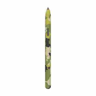 For Samsung Galaxy Tad S6 Lite LOVE MEI Camouflage Silicone Protective Pen Case(Green)