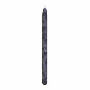 For Apple Pencil 1 LOVE MEI Camouflage Silicone Protective Pen Case(Grey)