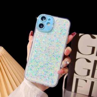 For iPhone 11 Luminous Epoxy TPU Glitter Phone Case(Blue)