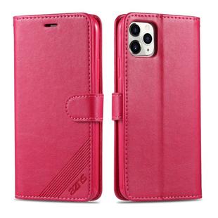 For iPhone 11 Pro AZNS Sheepskin Texture Horizontal Flip Leather Case with Holder & Card Slots & Wallet(Red)