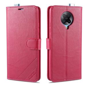 For Xiaomi Redmi K30 Pro AZNS Sheepskin Texture Horizontal Flip Leather Case with Holder & Card Slots & Wallet(Red)